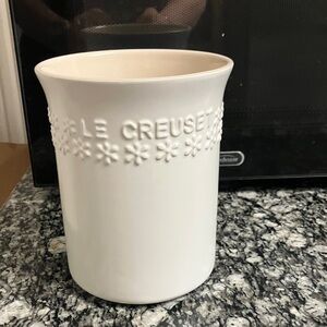 Le Creuset Cream utensils holder